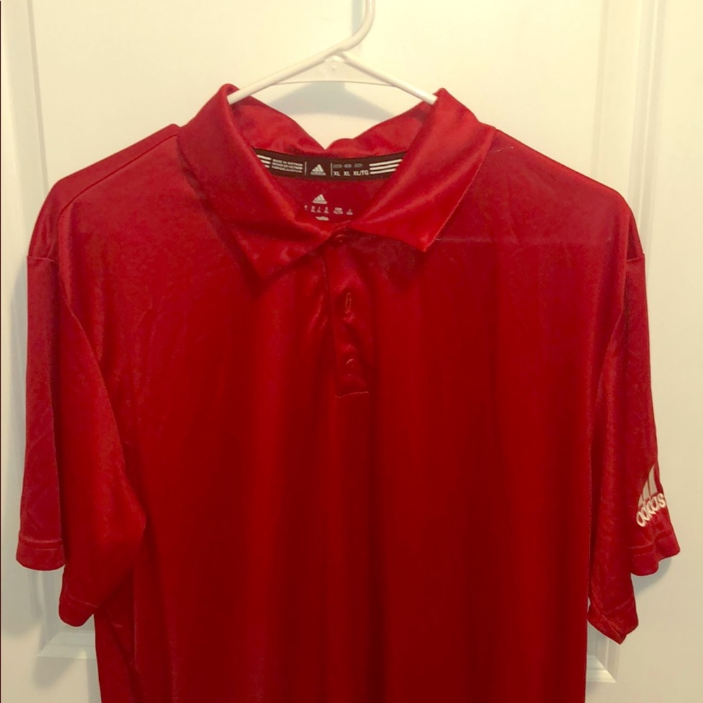 Adidas Climalite Polo Red